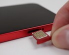 A color-matched dual SIM tray is included in the upgrade kit (Image: Hugh Jeffreys)