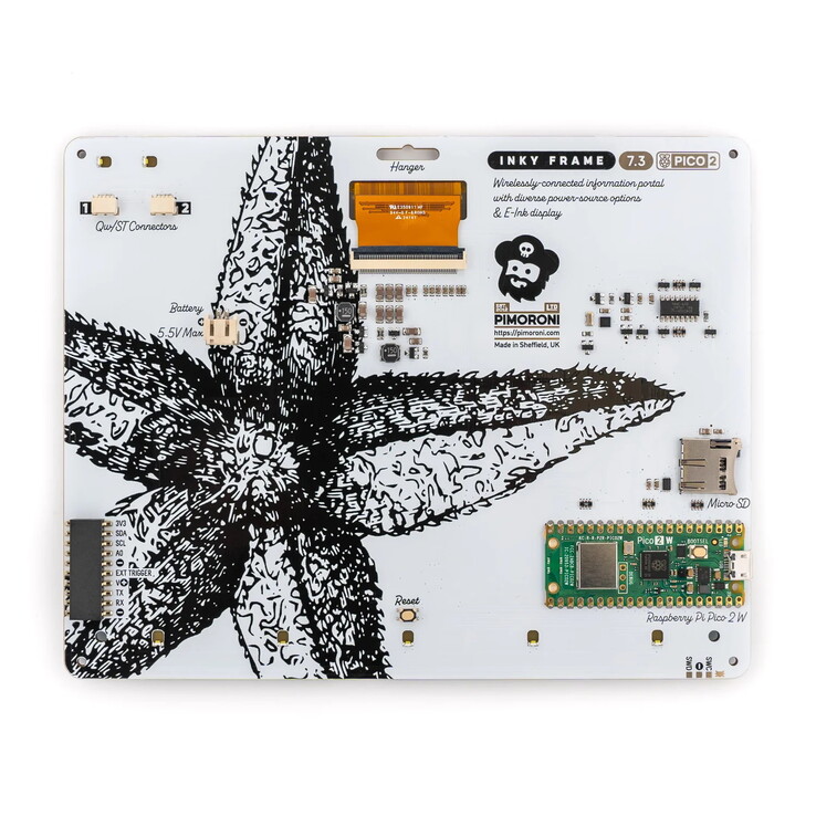 The Raspberry Pi can be seen on the bottom right of the back. (Image source: Pimoroni)