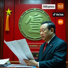 Temu, TikTok, Xiaomi and other well-known companies have been called out for their illegal data transfer to China (Image source: AI-generated)