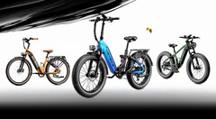 Some of Heybike's latest e-bikes. (Image source: Heybike)