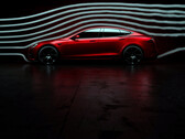 The 2026 Tesla Model S refresh aerodynamics. (Image source: Tesla)
