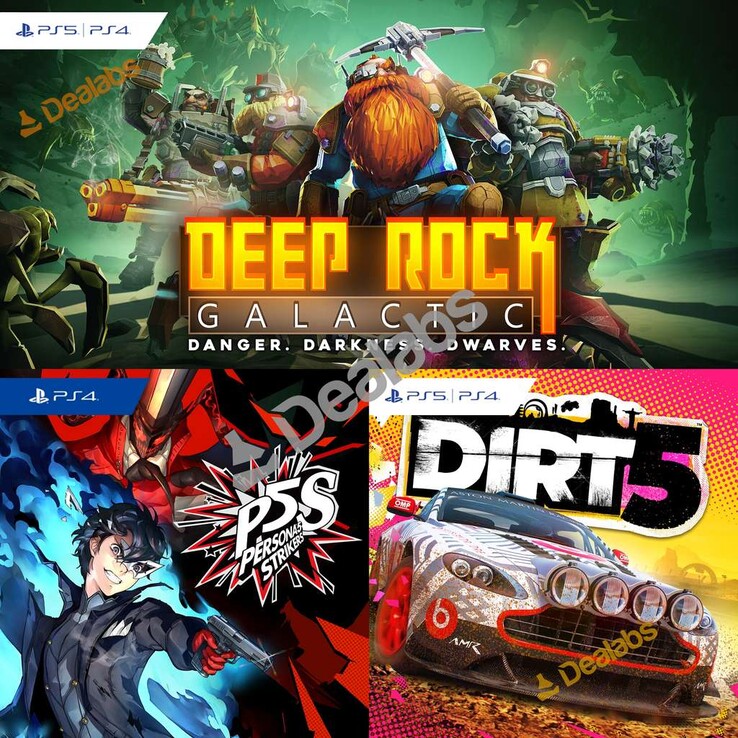 PS+ games for January. (Image source: via Dealabs)