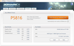 3DMark 11 (overclocked)