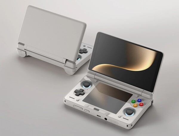 The Ayn Thor has its D-Pad at the bottom, unlike the Retroid Pocket Duo which has its own at the top.