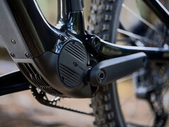 The DJI Avinox drive system makes its eMTB debut on the Amflow PL, intended as a lightweight carbon electric mountain bike with plenty of power. (Image source: DJI)