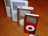 Discontinued iPod models: iPod Video, iPod 4th Generation, iPod Mini, iPod Nano, iPod Shuffle (Source: Chris Harrison)