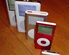 Discontinued iPod models: iPod Video, iPod 4th Generation, iPod Mini, iPod Nano, iPod Shuffle (Source: Chris Harrison)