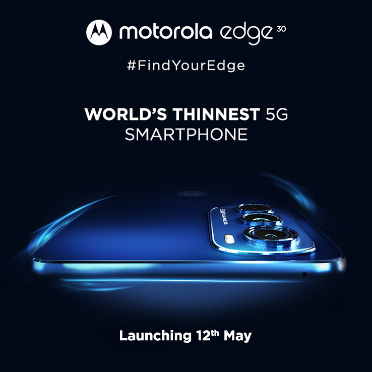 An initial Edge 30 launch promo. (Source: Motorola IN via Twitter)