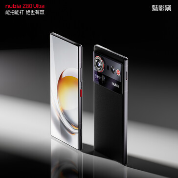 Nubia Z80 Ultra Phantom Black (Image source: Nubia)