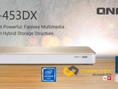 QNAP HS-453DX Silent NAS with Intel Celeron J4105 and stylish set-top design (Source: QNAP Systems)