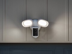 The Ring Floodlight Cam Pro (pictured) is one of four new 4K security cameras. (Image source: Ring)