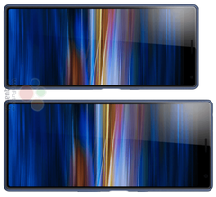 In landscape mode, the CinemaWide displays of the Sony Xperia 10 and 10 Plus should appeal to cinephiles. (Source: WinFuture)