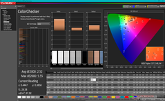 ColorChecker before calibration