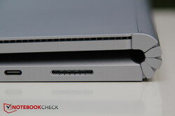 The Surface Book 3 has a gap between the lid and the base due to the fulcrum hinge.