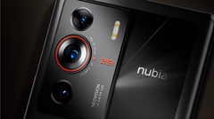 The Z40 Pro&#039;s pre-launch design teaser. (Source: Nubia via Weibo)