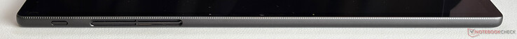 Top: Power button