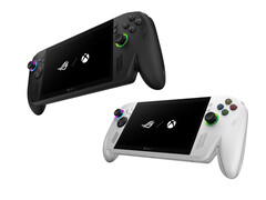 The ROG Xbox Ally and ROG Xbox Ally X will launch with one colour option apiece. (Image source: Asus - edited)