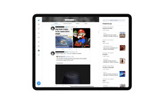 The new multi-column layout makes optimal use of the iPad&#039;s screen (Image source: Applesfera)