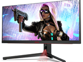 The AOC AGON AG3448UXM contains mini-LED backlights, among other features. (Image source: AOC)