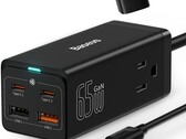 Baseus 65 W GaN charger is a jack-of-all trades extension cord with both USB-A and USB-C ports for $50 USD (Source: Amazon)
