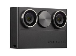 The twin lenses are separated by 63 mm to simulate stereo vision (Image source: Acer)