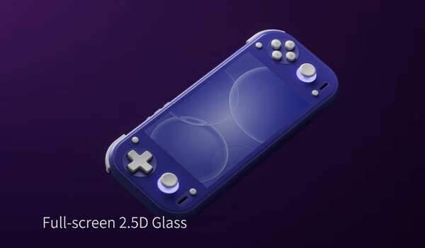 The RG 55G1 has a glass front, RGB lights, and Hall-Effect thumbsticks.
