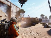 A raider in combat with an Arc enemy. (Image source: Steam)
