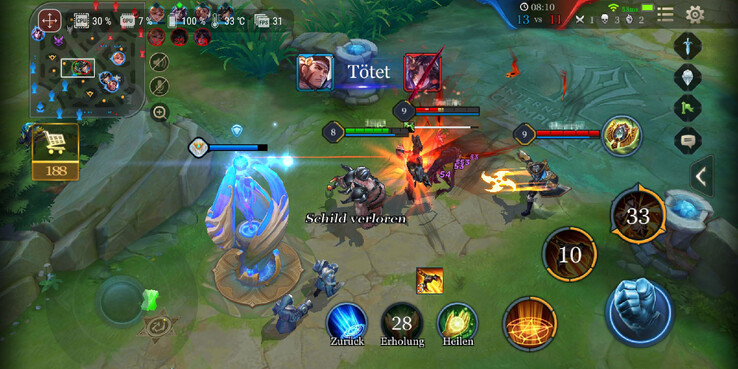 Arena of Valor with ASUS ROG overlays
