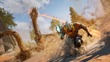 An image showing an enemy in Atlas Fallen: Reign of Sand.