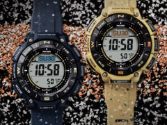 The Casio PRO TREK PRG-340SC watches have a triple sensor. (Image source: Casio)