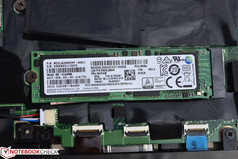 The internal NVMe SSD