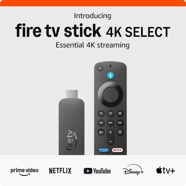 The Amazon Fire TV Stick 4K Select is the latest 4K streaming stick from Amazon. (Image source: Amazon)