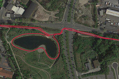 GPS test: Huawei Mate 30 Pro - Circumnavigating around a lake