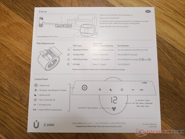 Only a quick start guide in the box. The full manual is only available online