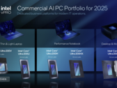 More efficient mobile workstation laptops on the horizon: Intel releases Arrow Lake CPUs for business laptops (pictured: presentation of the new Intel lineup for business, image source: Intel)
