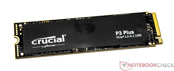 Crucial P3 Plus with 1 TB (front)