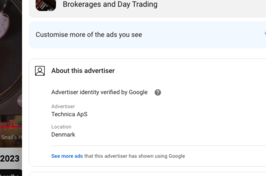 A single look at the 'About this advertiser' field is enough to realize something's wrong. (Image source: Screenshot - YouTube / Notebookcheck)