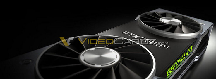 The NVIDIA GeForce RTX 2080 Ti Founders Edition will sport a dual fan setup. (Source: Videocardz)