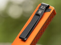 The Olight ArkPro Ultra has a strong metal clip on its back.