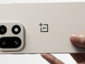The OnePlus 15 in Sand Dune colorway. (Image source: OnePlus, edited)