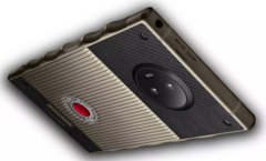 The RED Hydrogen One titanium variant is now shipping five months after the aluminum model. (Source: RED)