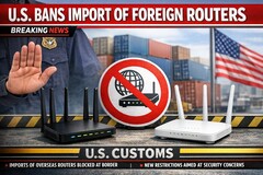 US bans import of foreign routers