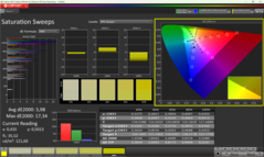 Calman Saturation before calibration