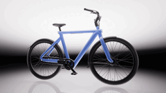 The VanMoof S6 series features a 250 W front wheel motor that provides a top speed of 25 km/h (15.5 mph) (Image source: VanMoof)