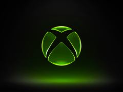 The Xbox logo in a dark background