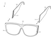 Apple Glass could feature a modular design approach. (Image: Apple/USPTO)