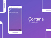 Microsoft's Cortana is now accessible directly from the home screen for Android users. (Source: Microsoft)