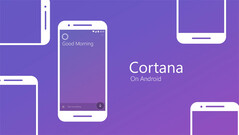 Microsoft's Cortana is now accessible directly from the home screen for Android users. (Source: Microsoft)