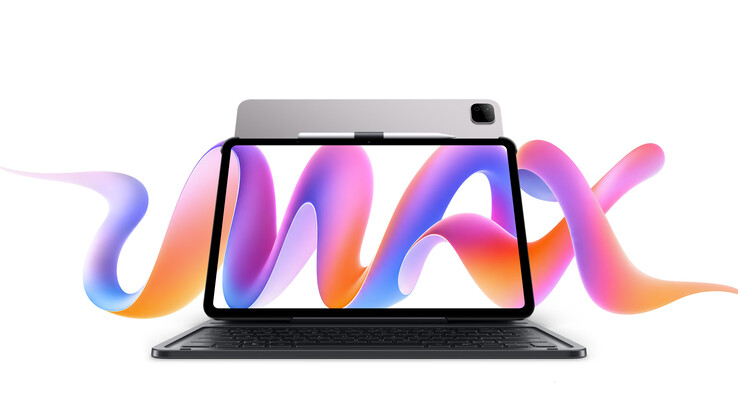 Honor Pad X9b Max teaser image with keyboard