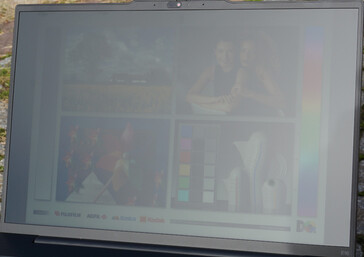 The image is illegible in sunlight.